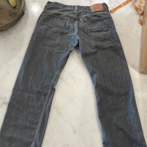 Levis 569 loose-straight grayish blue jeans